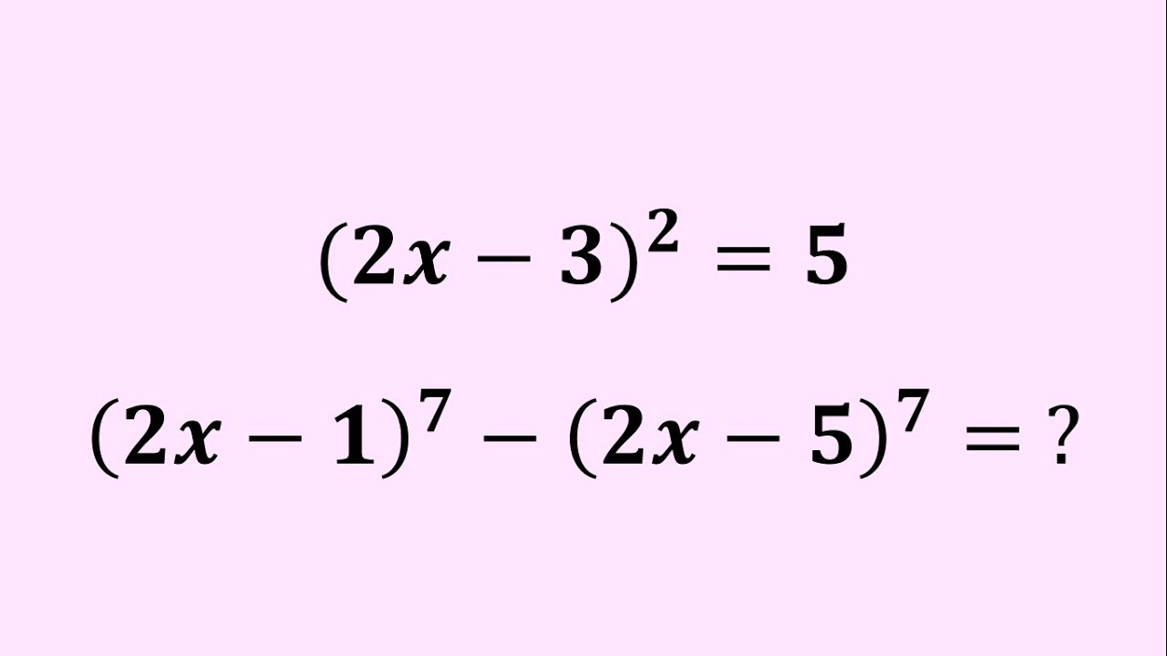 A Mind-Blowing Algebra Challenge | Give It A Try!