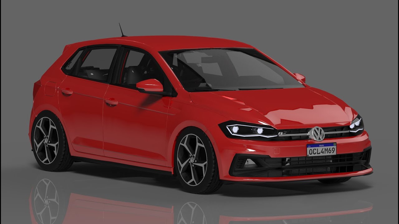 Volkswagen Polo 2018 4MB (SÓ DFF) leve e várias cores - GTA SA Android & PC Fraco