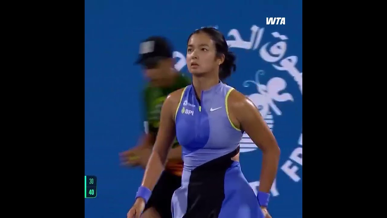 Watch Alex Eala vs Sorana Cirstea in Dubai Round of 16 Highlights | GMA Sports #shorts