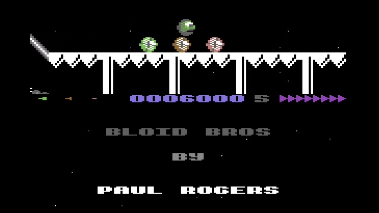 C64 Game Preview: Bloid Bros (1988)