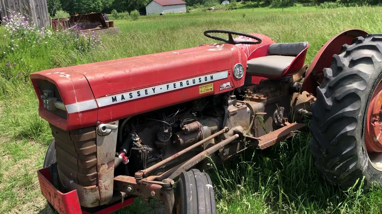 Massey Ferguson 135 Model Utility Tractor - 2.5L 3 cyl Perkins Diesel or Gas Engine - Mfg. - 1964-75