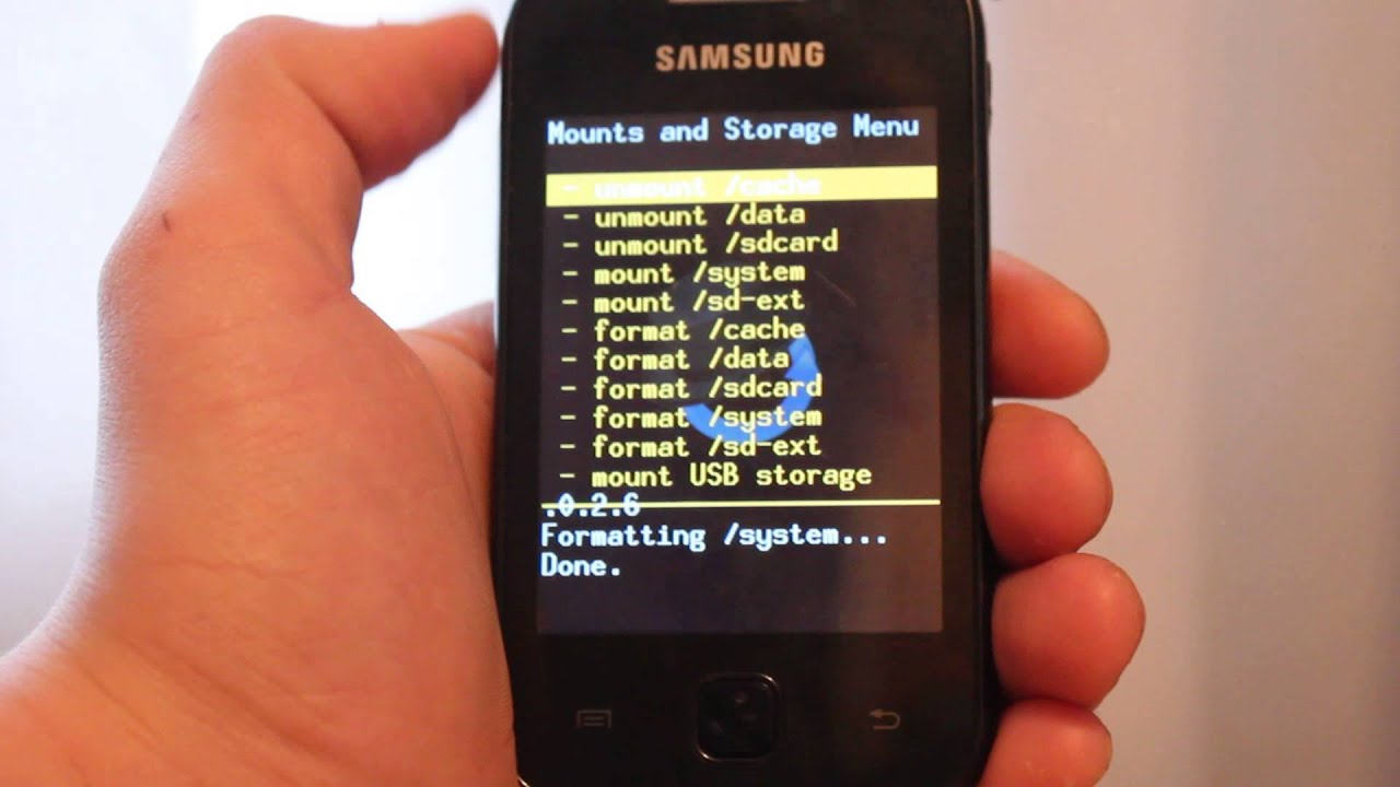 установка CyanogenMod 9 на samsung Y (android 4.0.4)