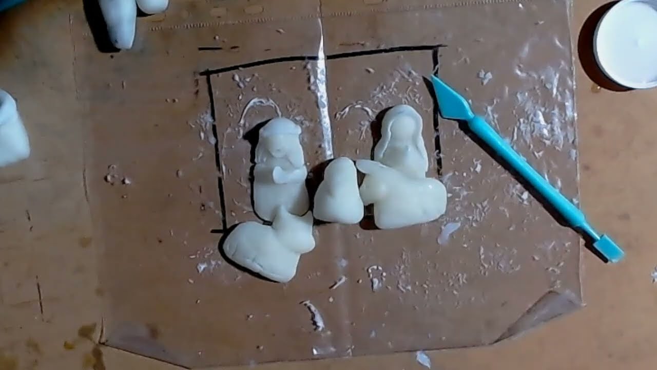 retablo 3: modelado de figuras para nacimiento