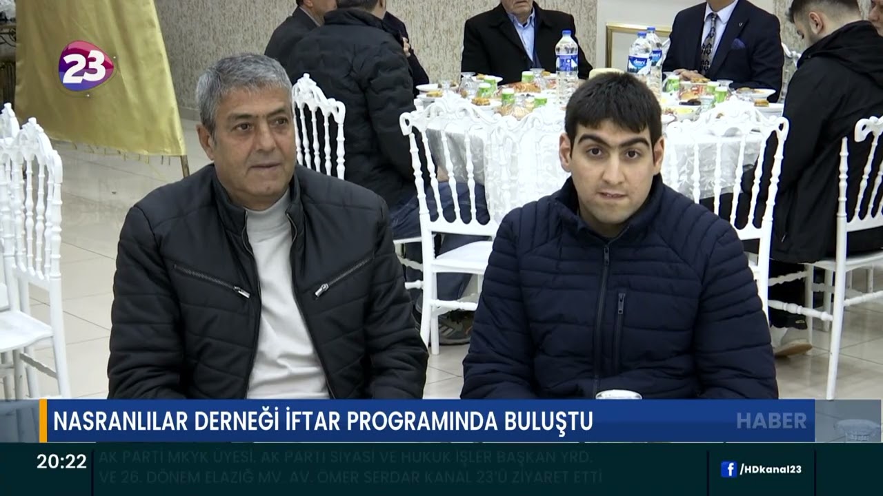 NASRANLILAR DERNEĞİ İFTAR PROGRAMINDA BULUŞTU