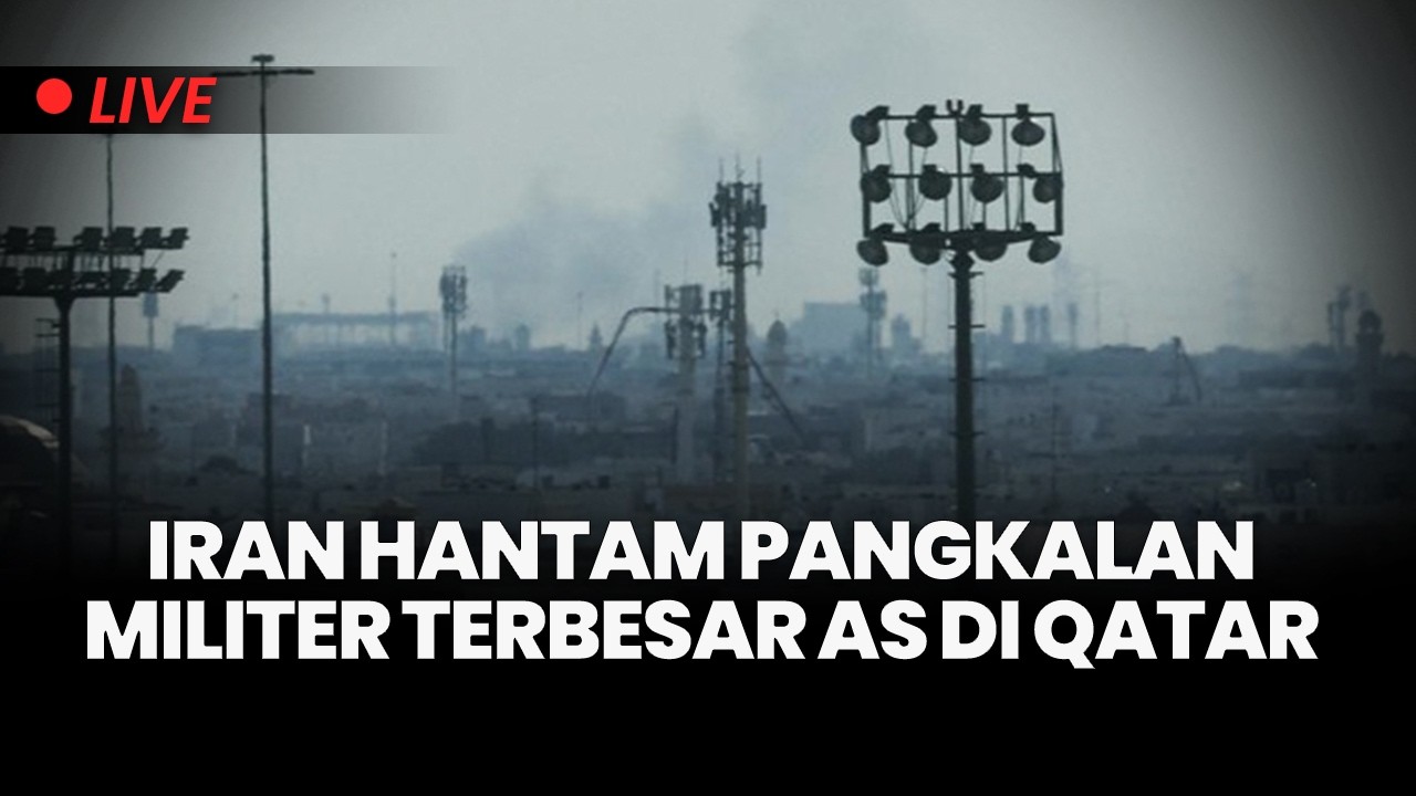 🔴Rudal Balistik Iran Hantam Pangkalan Militer Terbesar AS di Timur Tengah