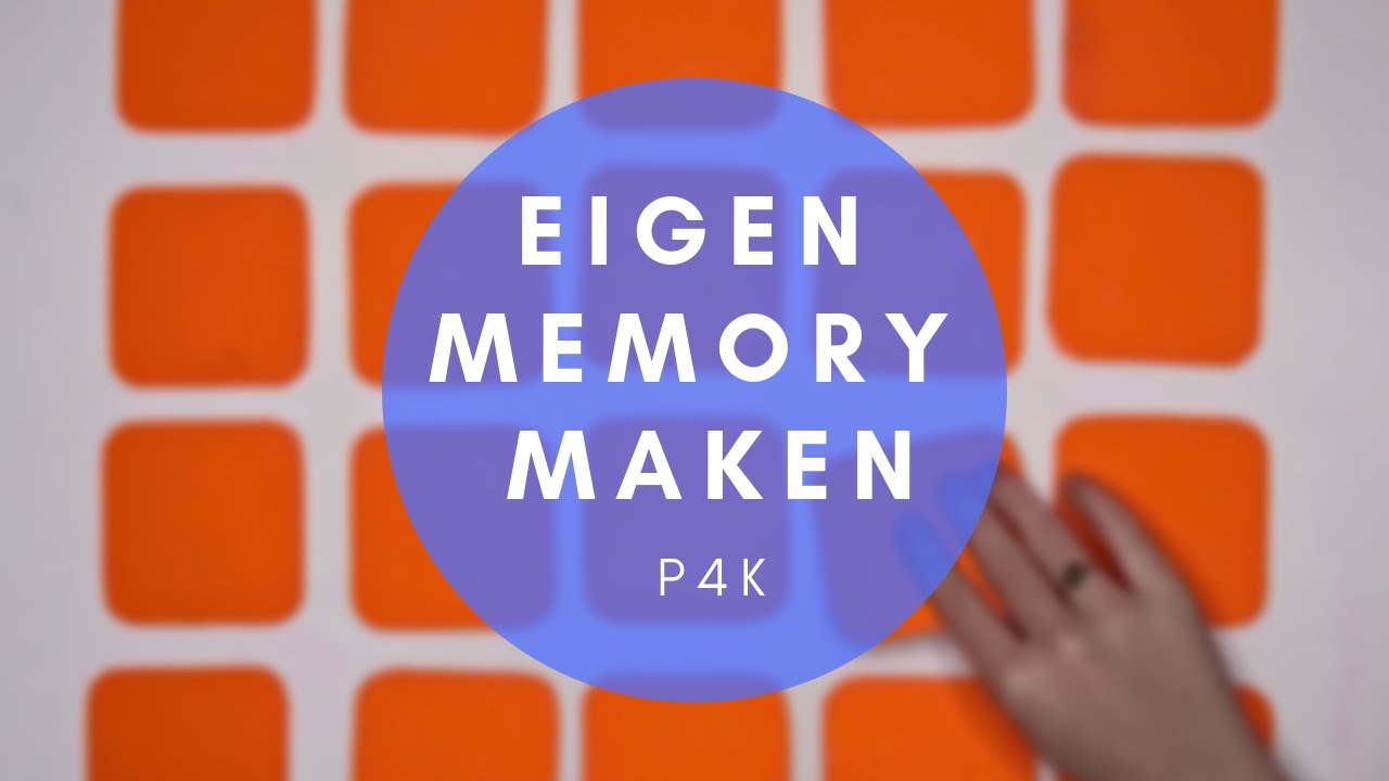 JE EIGEN MEMORY SPEL MAKEN