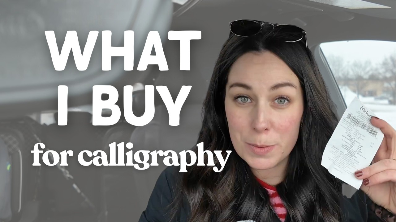 What you ACTUALLY need to start Calligraphy