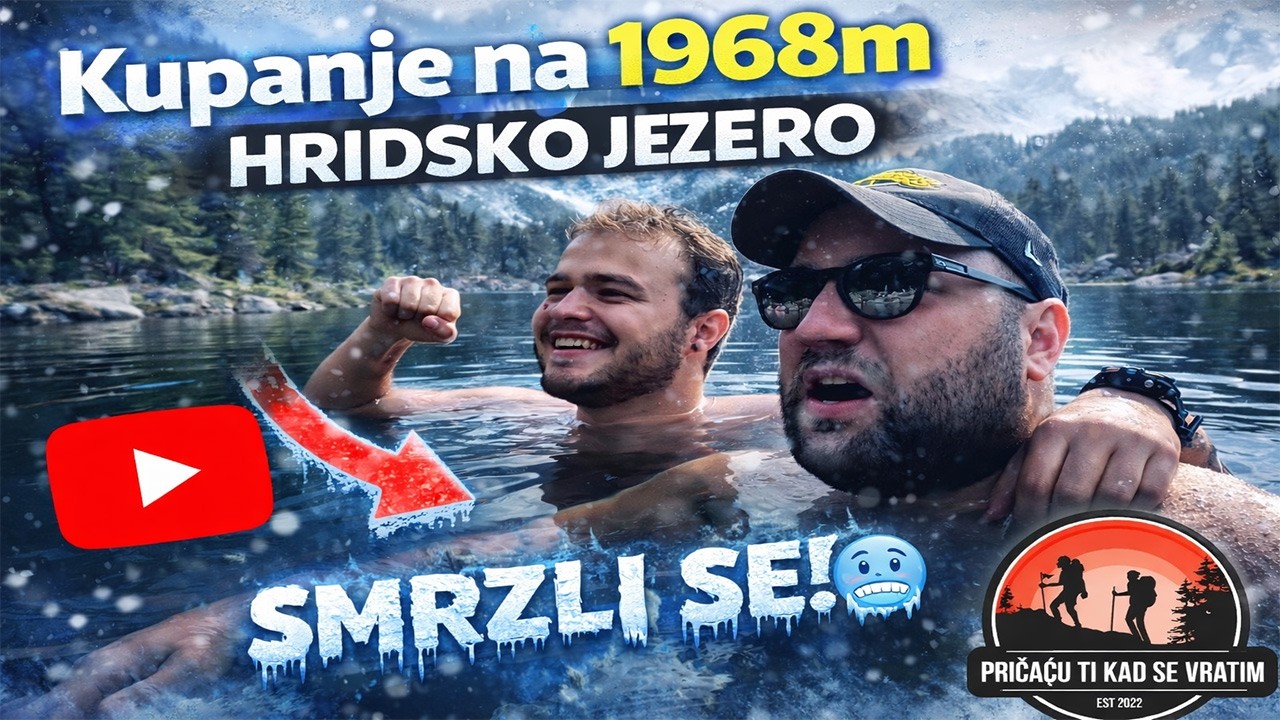 #8 Kupanje na 1968m, Hridsko jezero, Montenegro