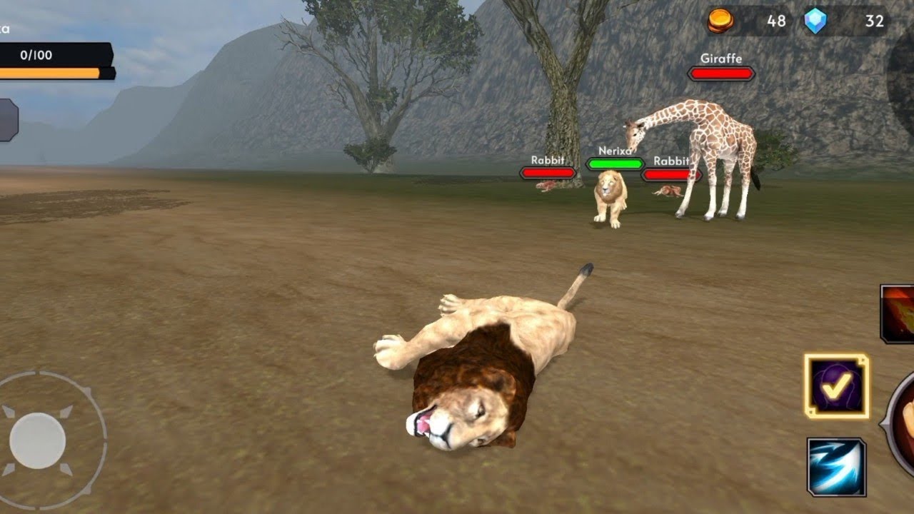 Lion survival game #3d #games #classandoridgamplay