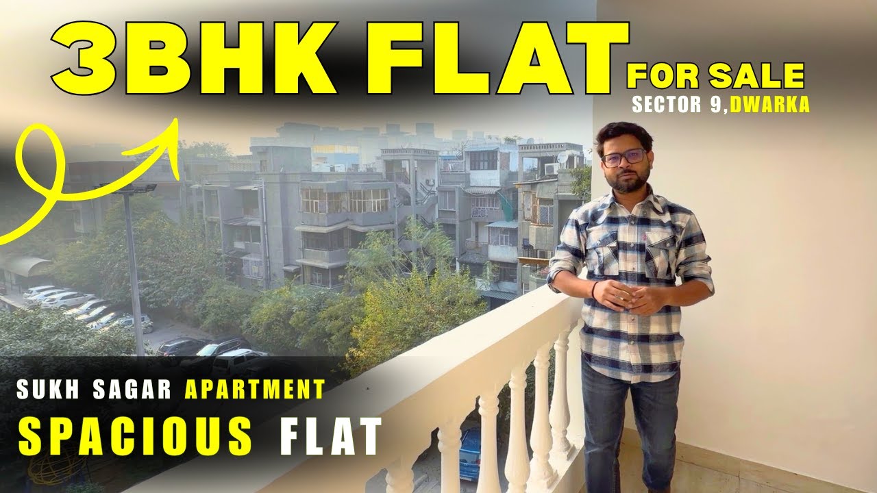 3 BHK Spacious Flat For Sale ✅ Sukh Sagar  Apartment in Dwarka Sector 9 | 3 BHK Flats in Dwarka