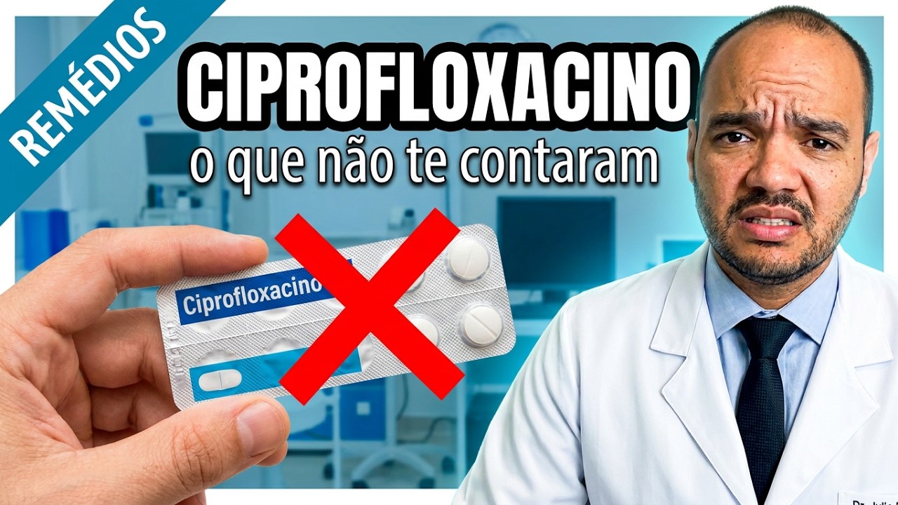 CIPROFLOXACINO:  O QUE NÃO TE CONTARAM SOBRE ESSE REMÉDIO