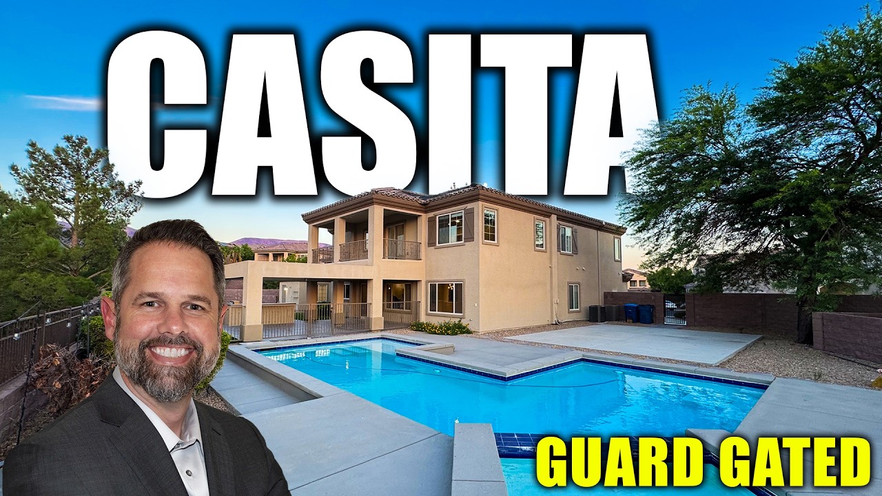Las Vegas Home for Sale | PRICE Drop | CASITA | Heated Pool w/ SOLAR | 7 Bedroom 6 Bath | STRIP View