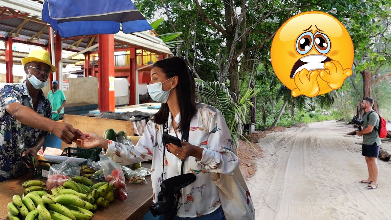 Ce poti cumpara dintr-o piata locala din Seychelles! Sperietura zdravana in jungla 🇸🇨