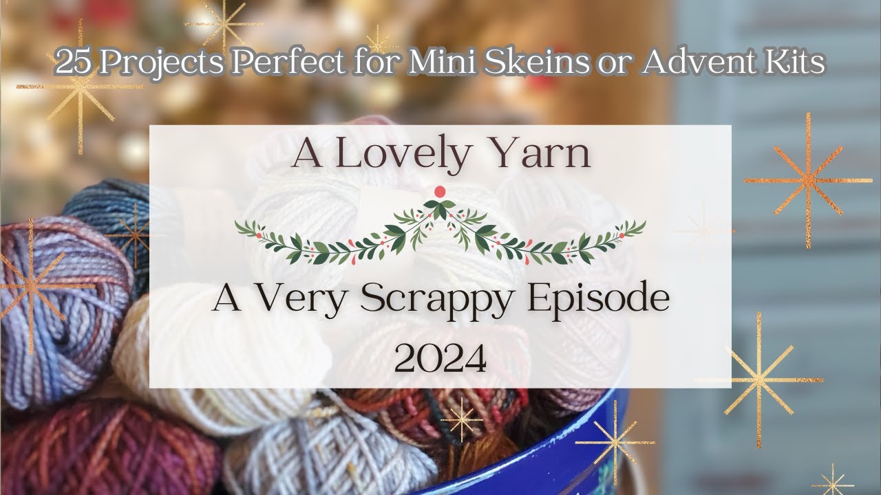 25 Knitting Patterns for Fingering Weight Yarn Scraps & Advent Calendars
