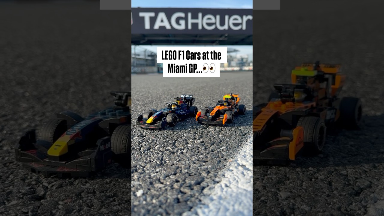 LEGO F1 Cars at the Miami GP&hellip;👀 #f1 #formula1 #lego #legof1 #f1content #f1shorts #shorts