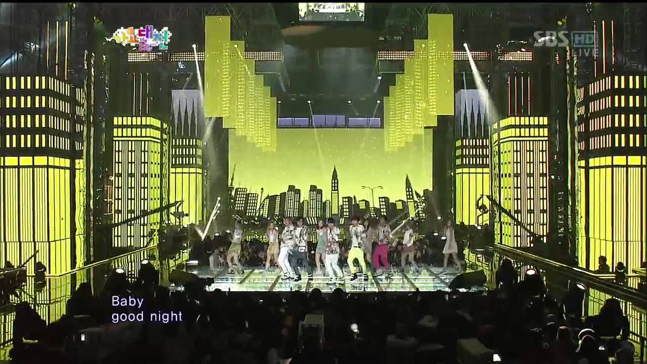 B1A4 [Спокойной ночи, спокойной ночи] @SBS gayodaejun 가요 대전 20121229