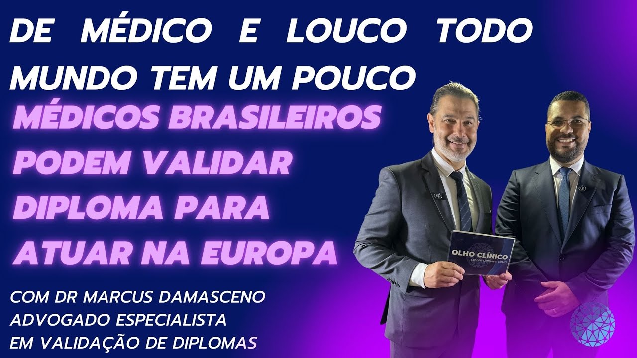 Médicos brasileiros podem validar diploma para atuar na Europa