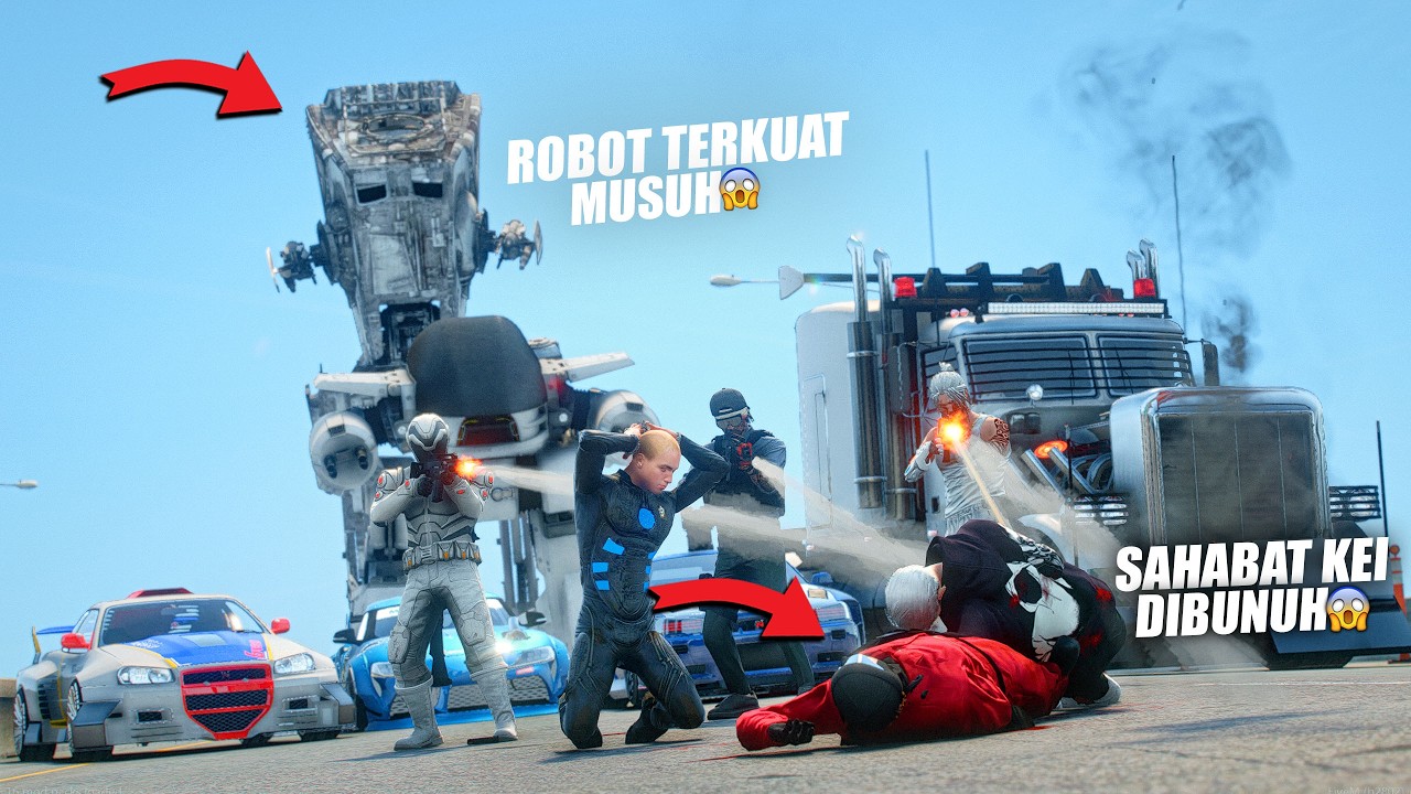KEI MARAH BESAR SAHABAT KEI DIBUNUH ! SEMUA GUNDAM BERKUMPUL UNTUK BALAS DENDAM !! GTA 5 ROLEPLAY