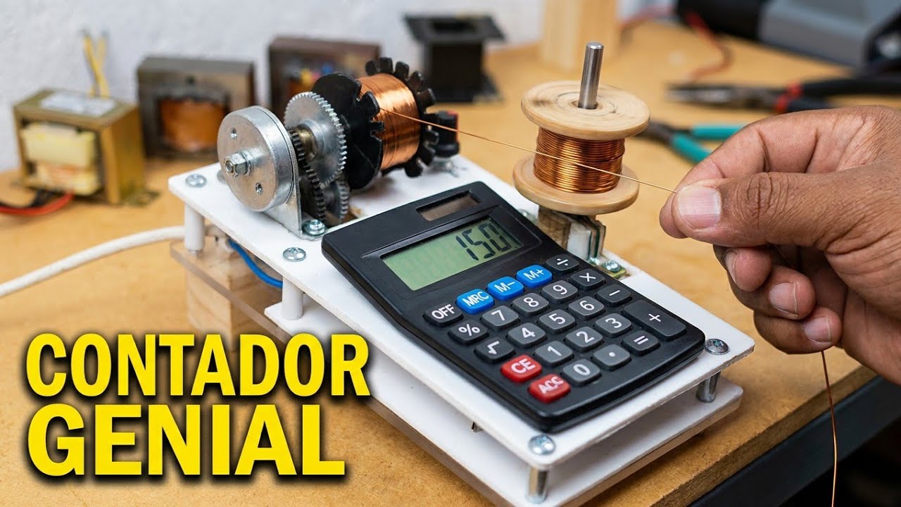 como fazer bobinadeira caseira #pirovip #inventions #comofazer