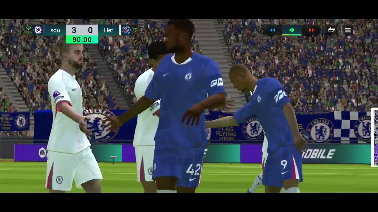Jogando FC MOBILE