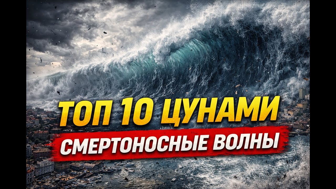 ТОП 10 САМЫХ МОЩНЫХ ЦУНАМИ В ИСТОРИИ