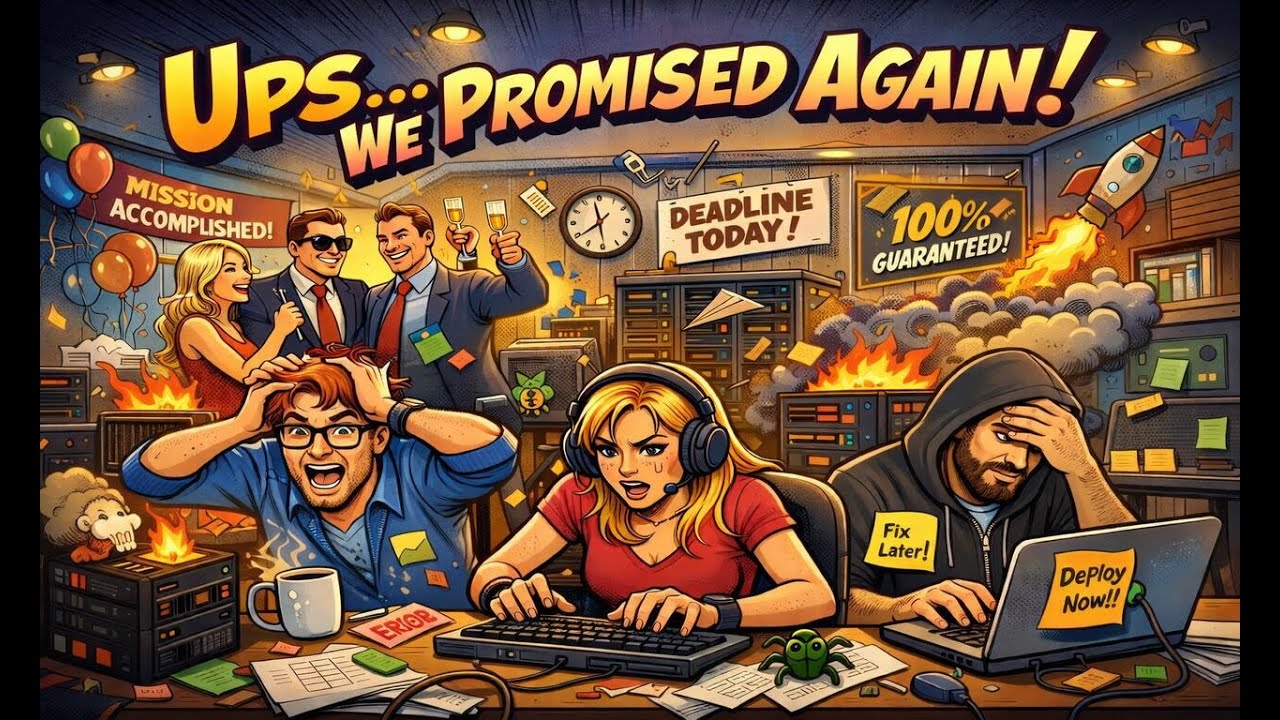 Ups… we promised again