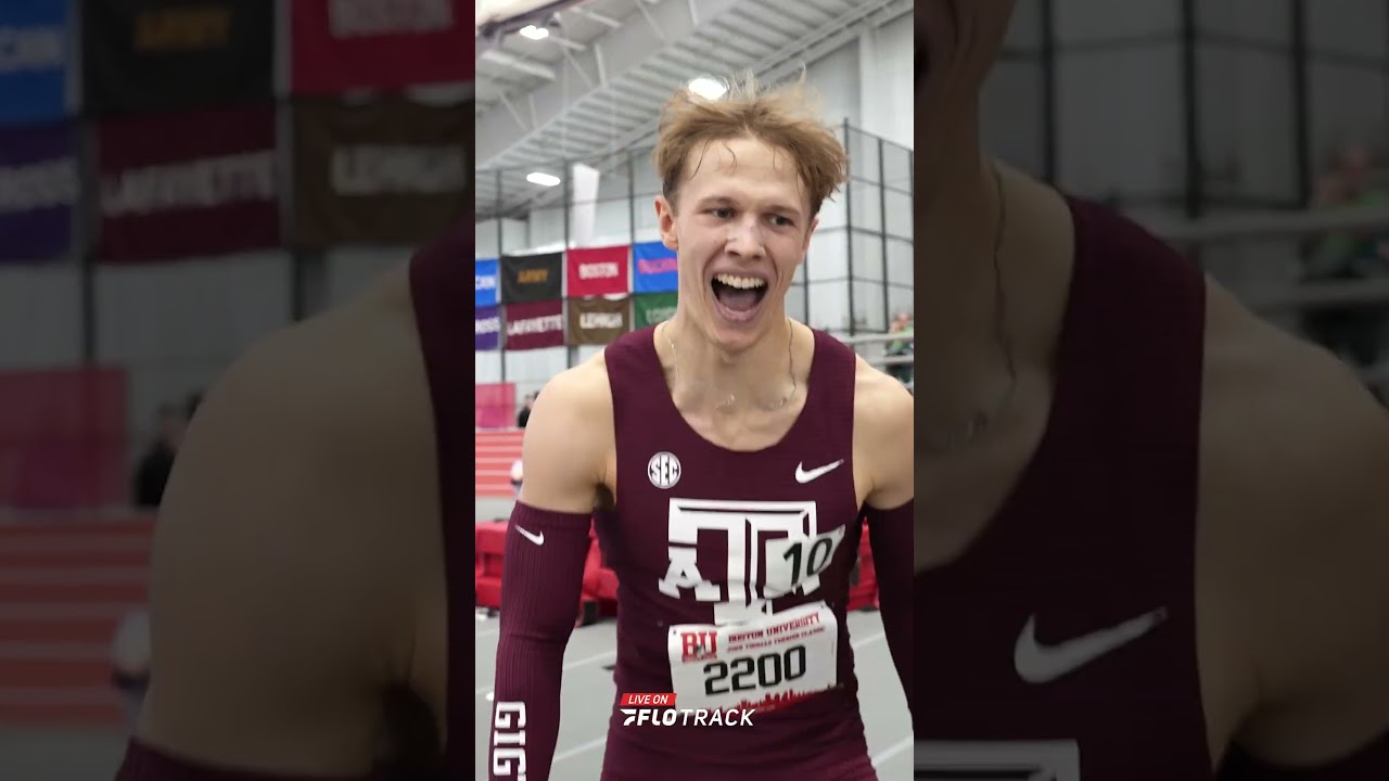 🥲 The raw and unedited moments after breaking four minutes in the mile for the first time.