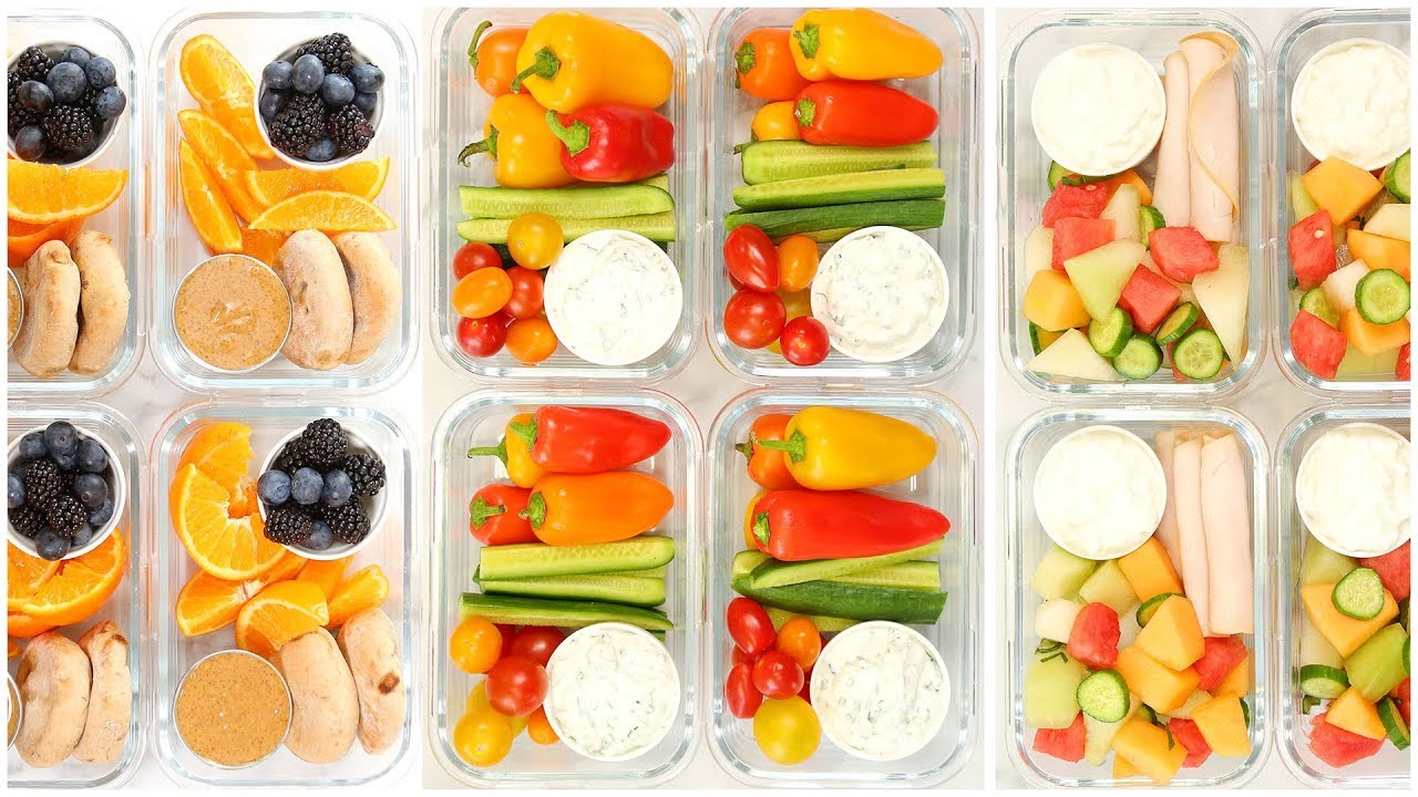 Healthy Snack Meal Prep | Back to School + Quick + Easy