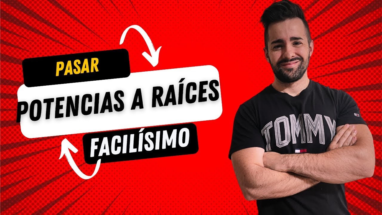 Cómo Pasar de RAÍCES a POTENCIAS y viceversa | Explicación Fácil ✅