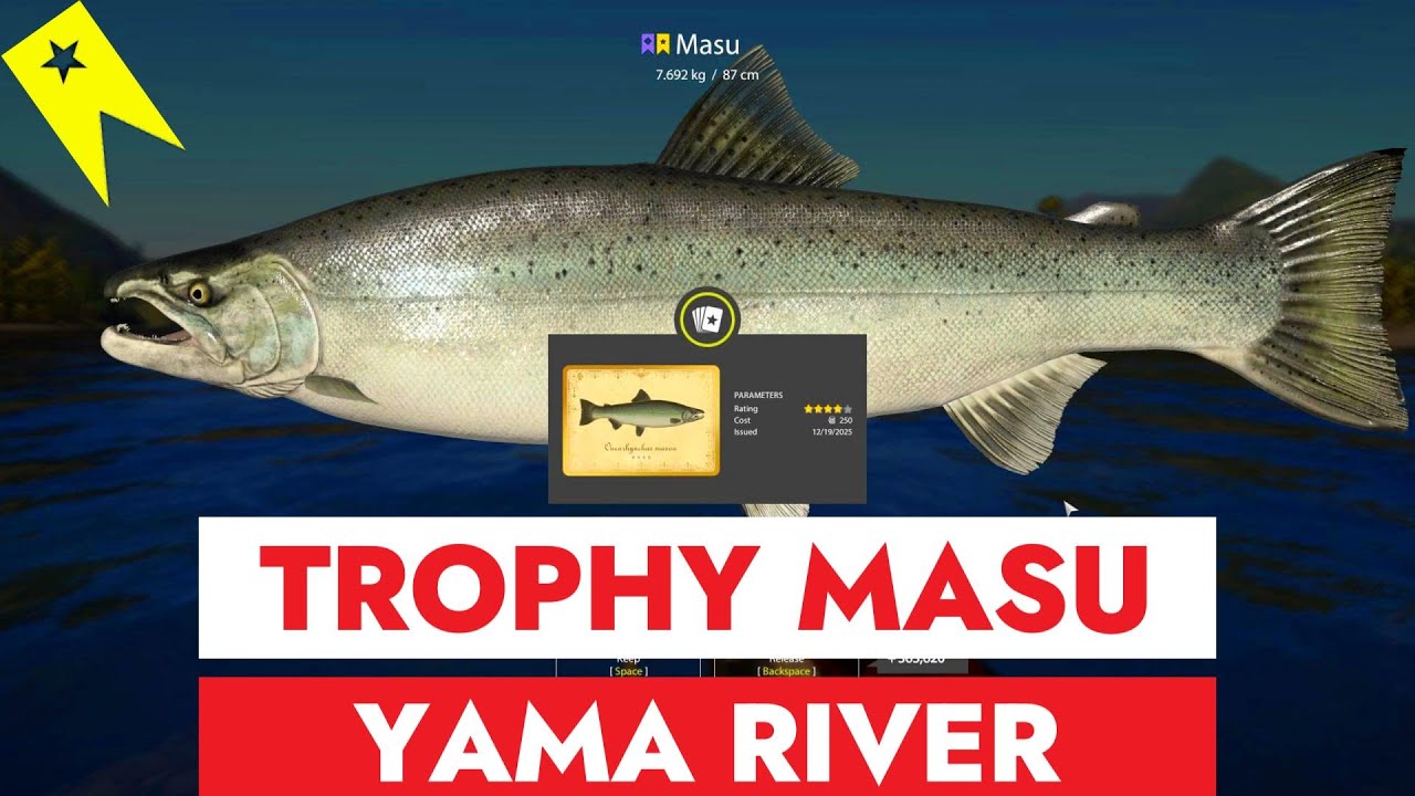 RUSSIAN FISHING 4 - RF4 - TROPHY MASU - YAMA RIVER