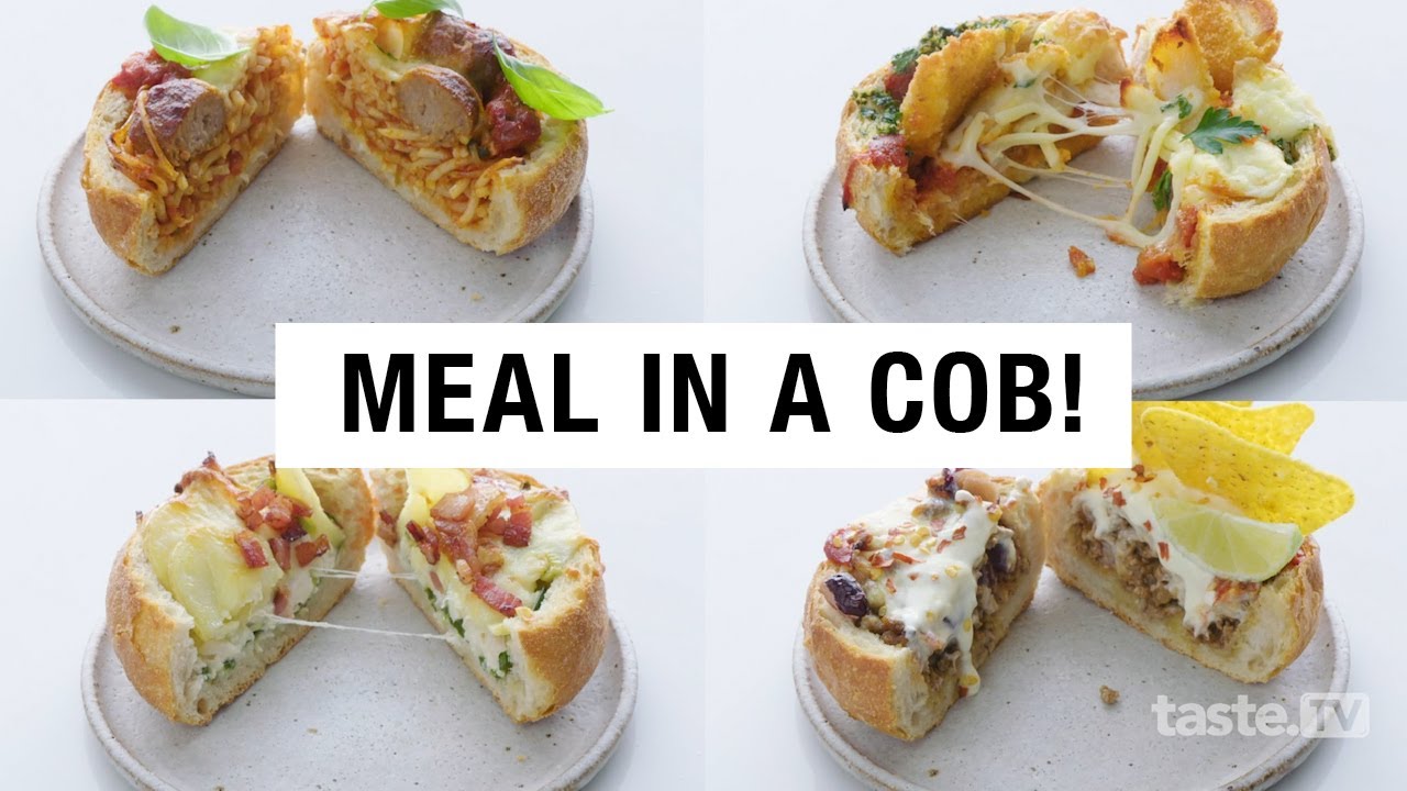 The ultimate cob loaf 4 ways | taste.com.au