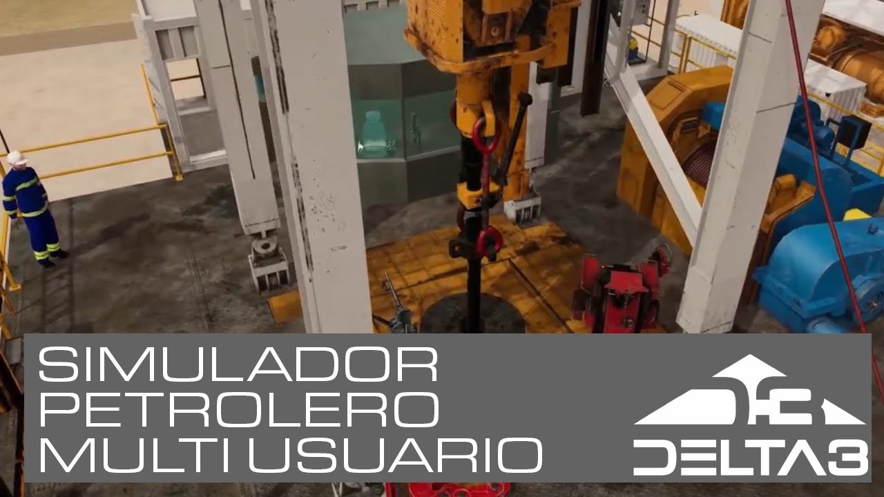 Sistema multiusuario de entrenamiento petrolero con realidad virtual