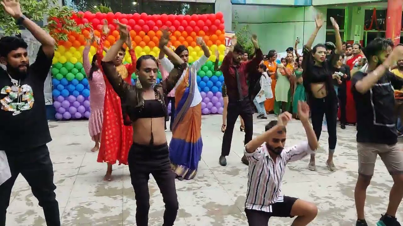 Bihar LGBTQ pride prade 2022 Flashmob dance/ LGBT flashmob dance#loveislove #pride #lgbtq