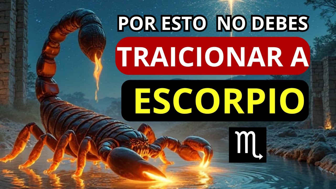 ¿Por qué NUNCA debes TRAICIONAR a ESCORPIO? ♏ 13 razones para no traicionarlo... #escorpio