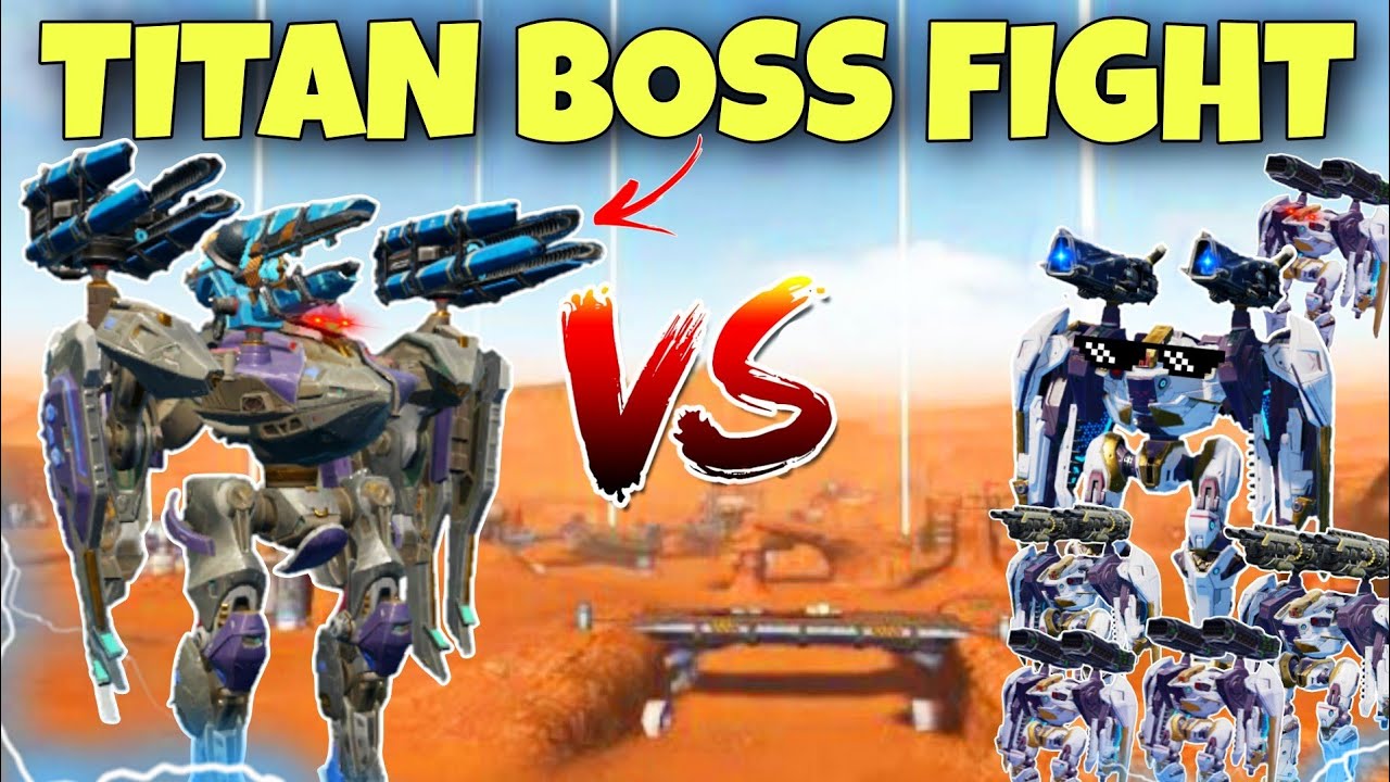 🔥 1vs6 AETHER VS SERAPH ARMY TITAN BOSS FIGHT SKIRMISH CONCEPT || WAR ROBOTS ||
