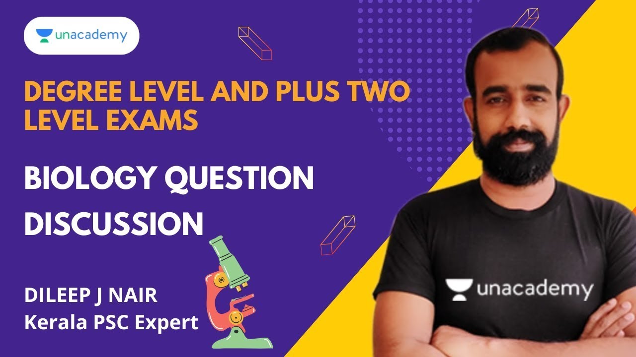 Biology Question Discussion | Degree Level and Plus Two Level Exams | Dileep J Nair | Kerala PSC