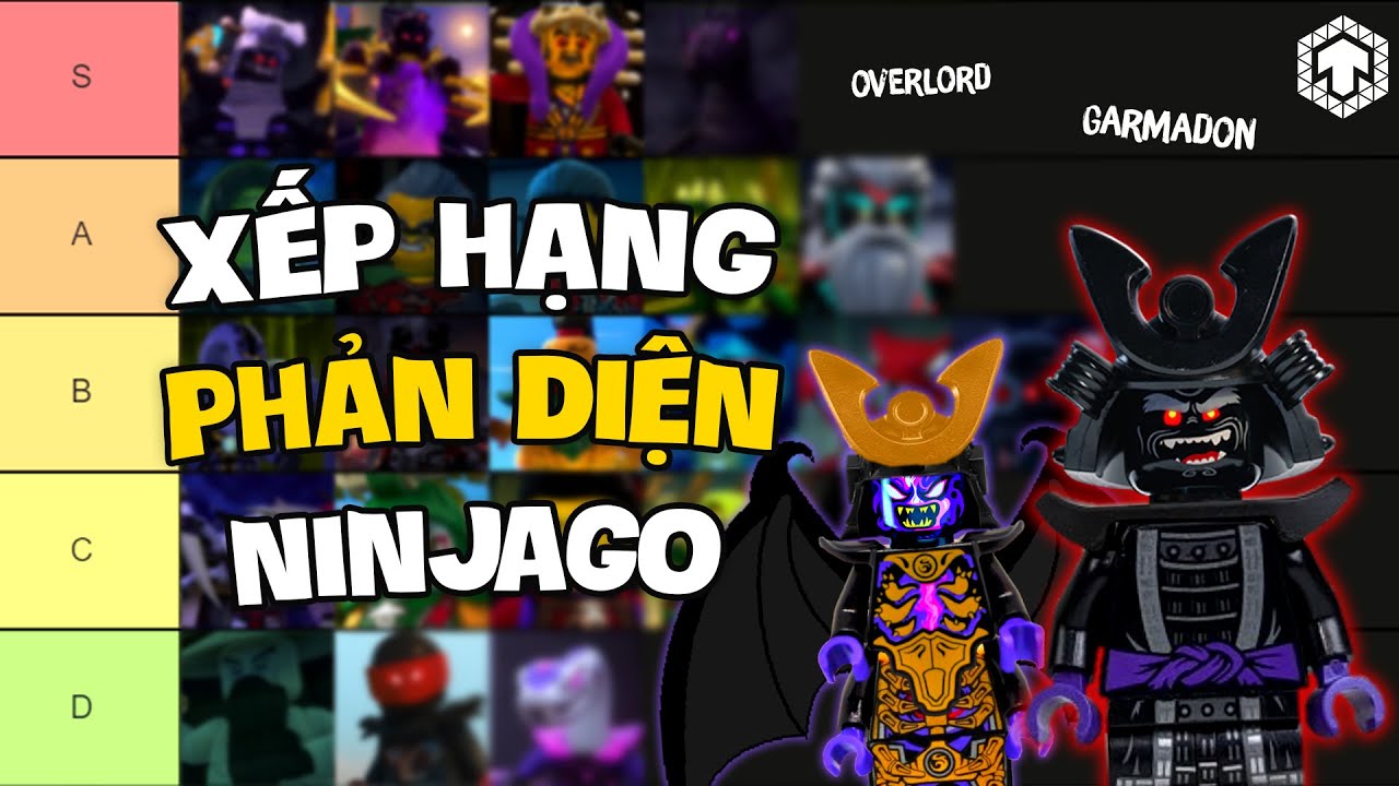 Bảng Xếp Hạng Phản Diện Trong Ninjago (Phần 1) | Bí Mật Cơn Lốc Ninjago | Ten Anime