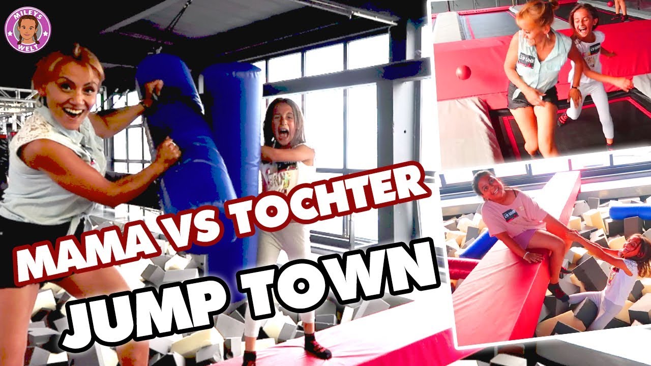 TRAMPOLINPARK SPAß im JUMP TOWN - Mama vs. Tochter - Mileys Welt