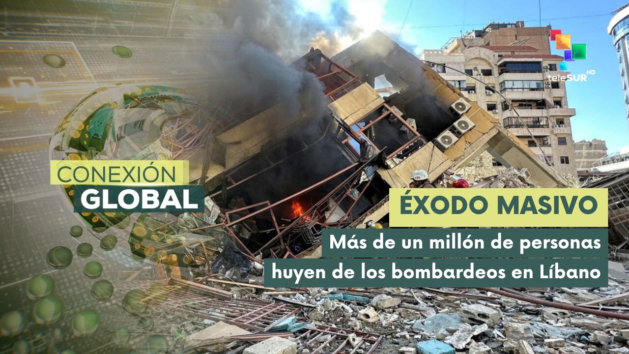 Ataques de Israel contra Líbano provocan más de un millón de desplazados