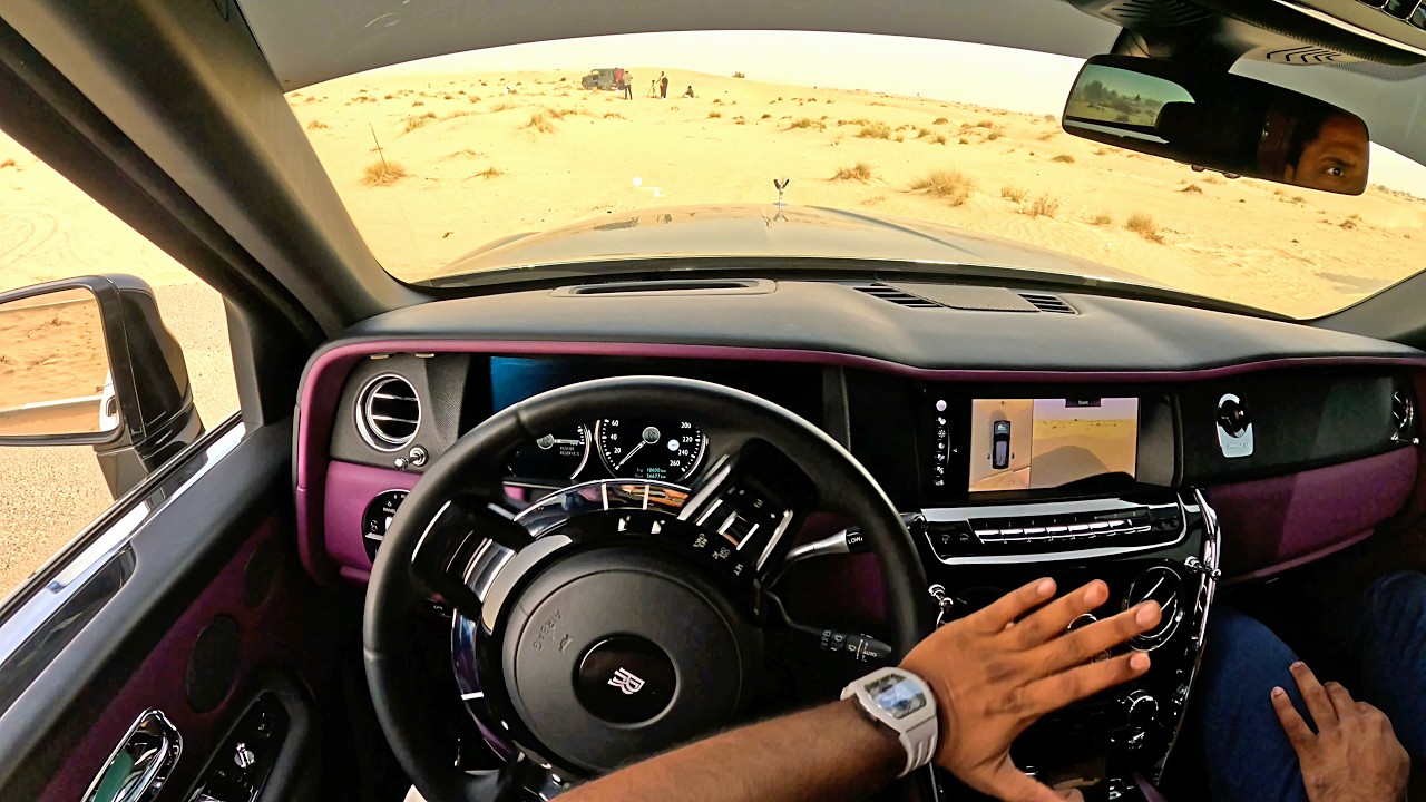 POV-Rolls Royce Cullinan/V12 Power in Desert- (ULTIMATE LUXURY)#rollsroyce #rangerover