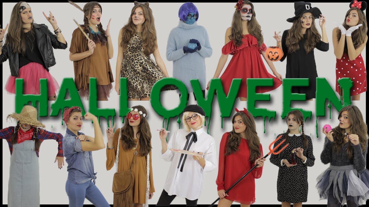 Disfraces Fáciles Para Halloween | Last Minute Easy Halloween Costumes Ideas | Angicupcakesblog