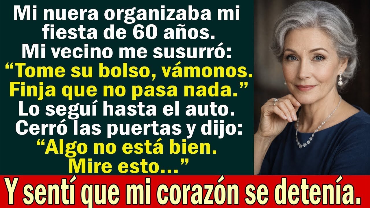 Mi nuera preparaba mi fiesta cuando mi vecino susurró: “Algo no está bien. Mira esto…”