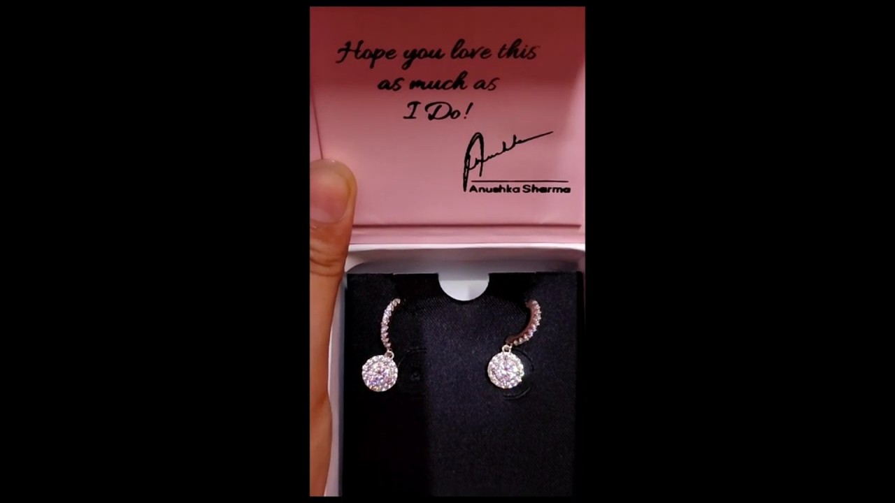 Unboxing Giva zircon earrings 