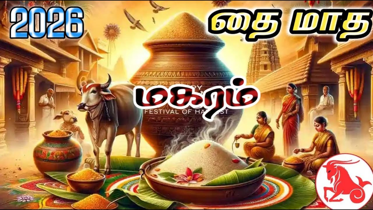 மகரம்  |தை மாத ராசி பலன்கள் 2026 |makaram  |Thai Month Rasi Palan 2026