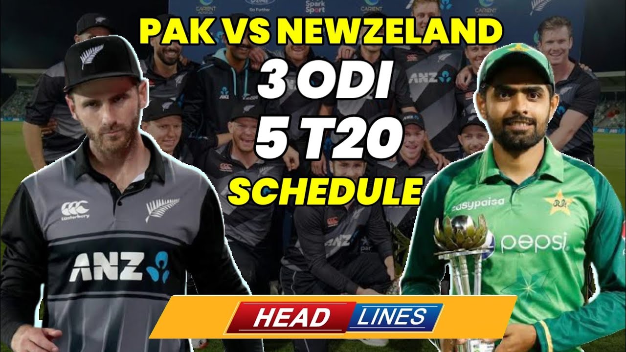 Newzeland Vs Pakistan Schedule | Newzeland Tour Pakistan Date And Venue 2021 #worldcricket