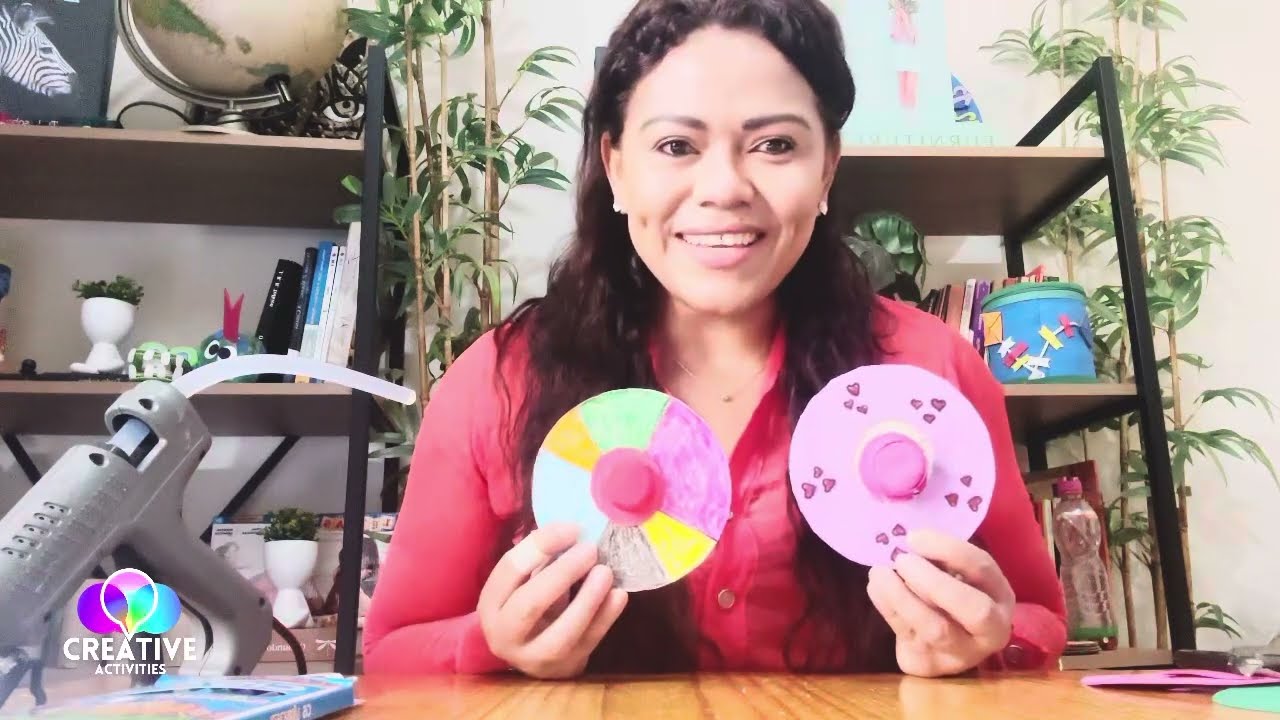 PIÃO de CD 💿 | Brinquedo Reciclado Fácil e Divertido | Tutorial Passo a Passo