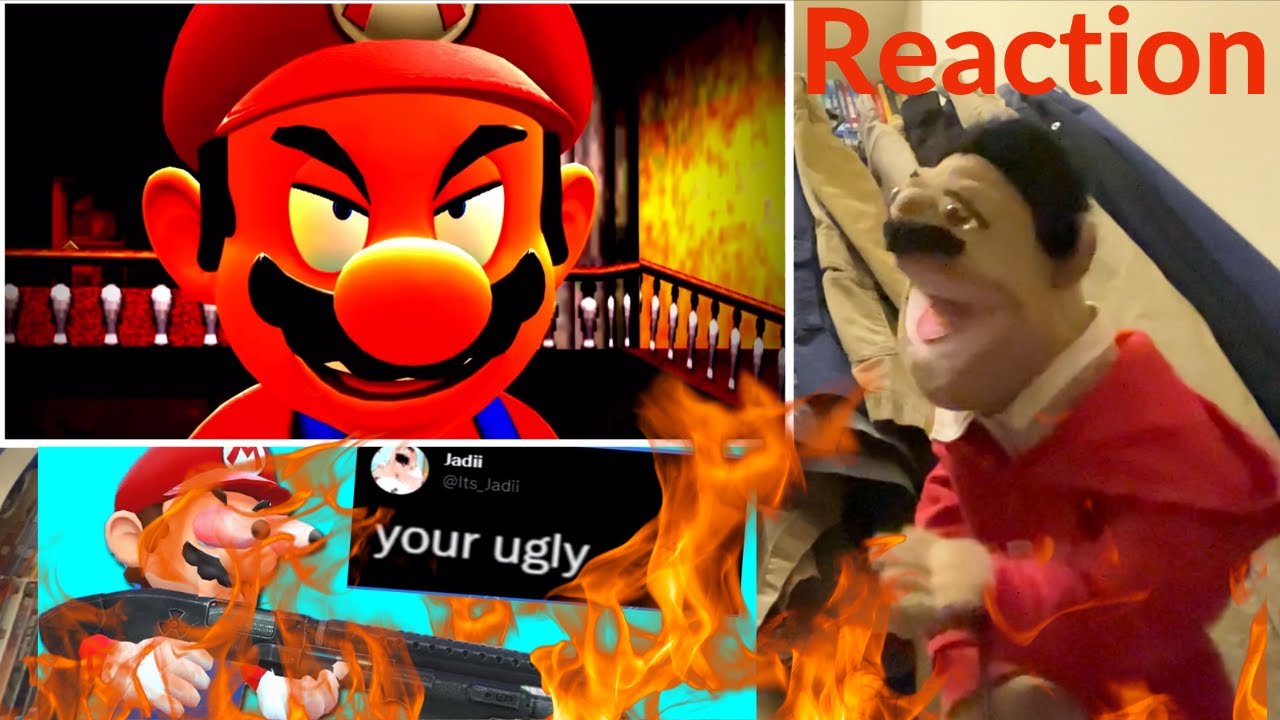 SMG4: Марио реагирует на поддразнивание людей (реакция марионетки)