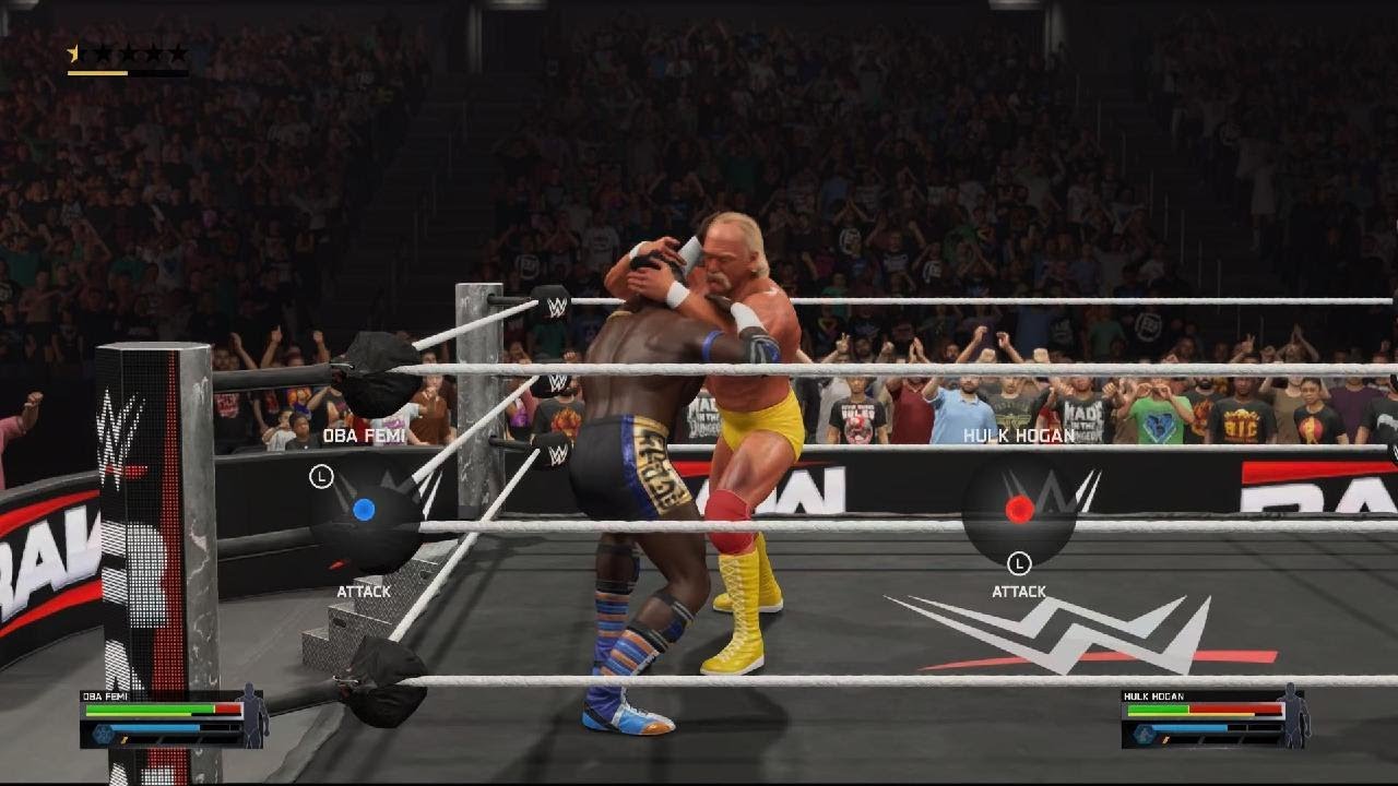 WWE 2K25 Hulk Hogan VS Oba Femi WWF Championship