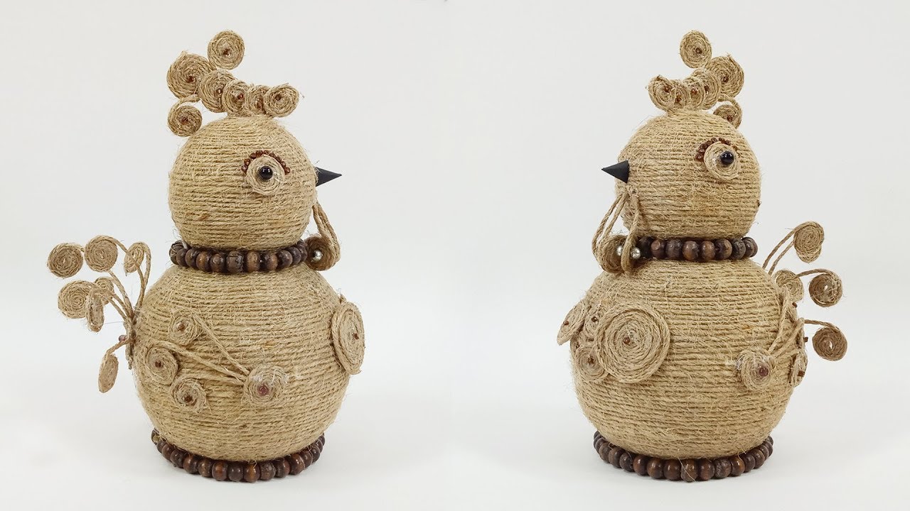 Jute Rope Showpiece  | Jute Crafts | Crafts Junction
