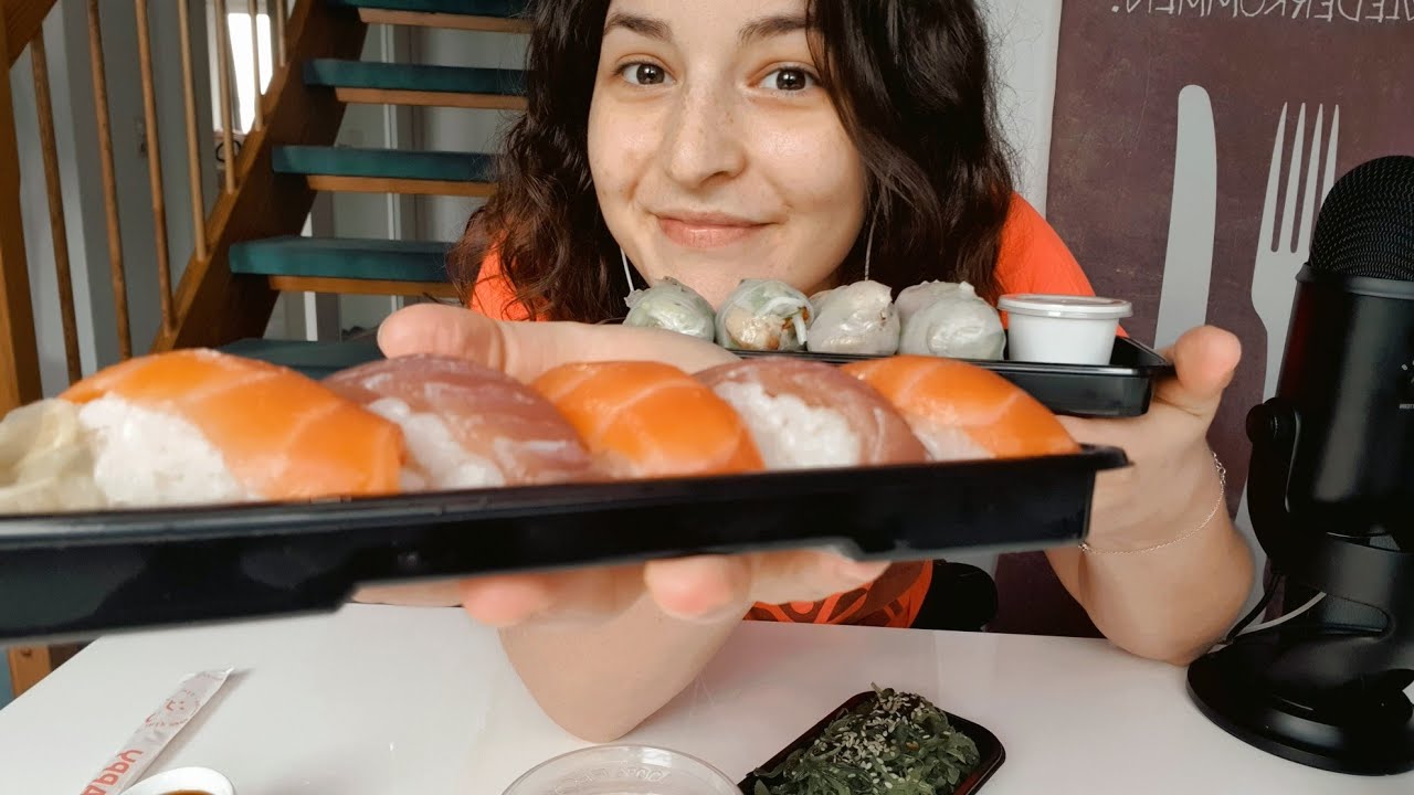 ASMR Türkçe Mukbang | Sushi, Seaweed ve Mochi Üçlüsü 🍣🍱🍧